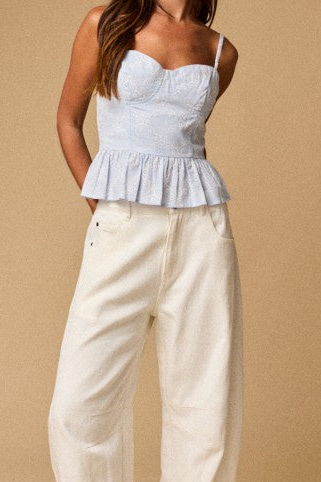 Capri Cami Top Blue