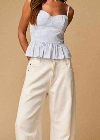 Capri Cami Top Blue
