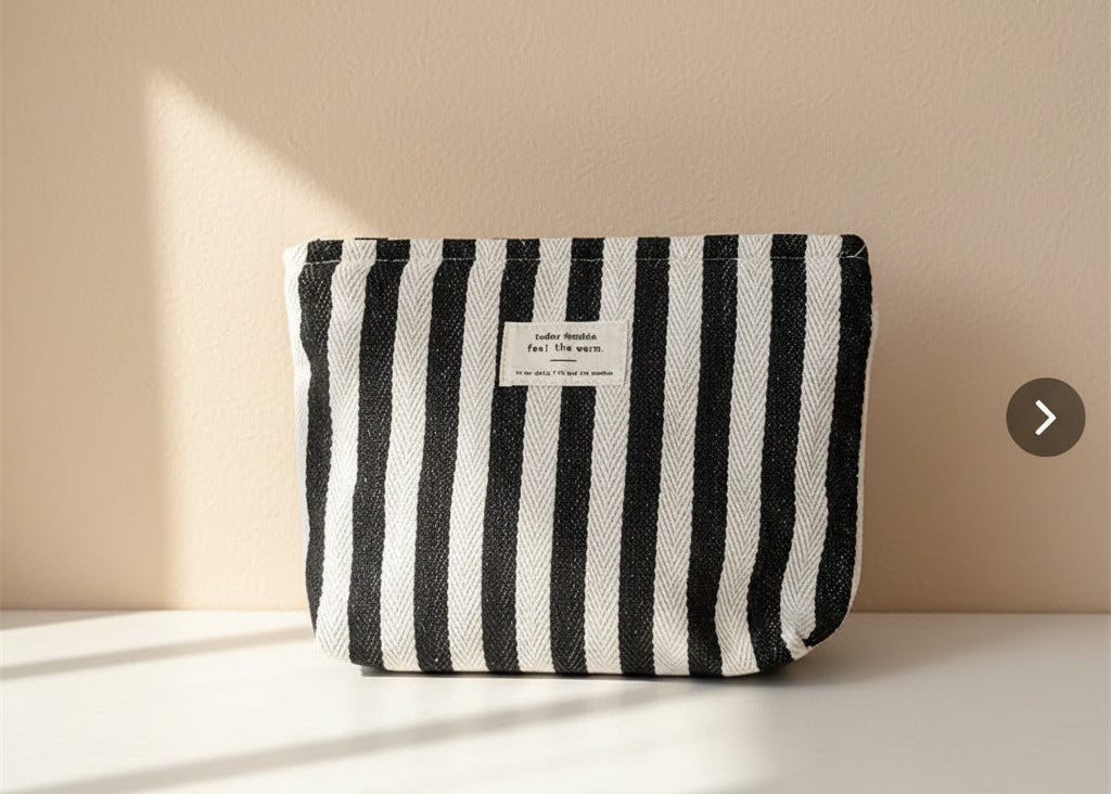 Stripes Cosmetic Pouch