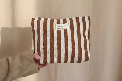 Stripes Cosmetic Pouch