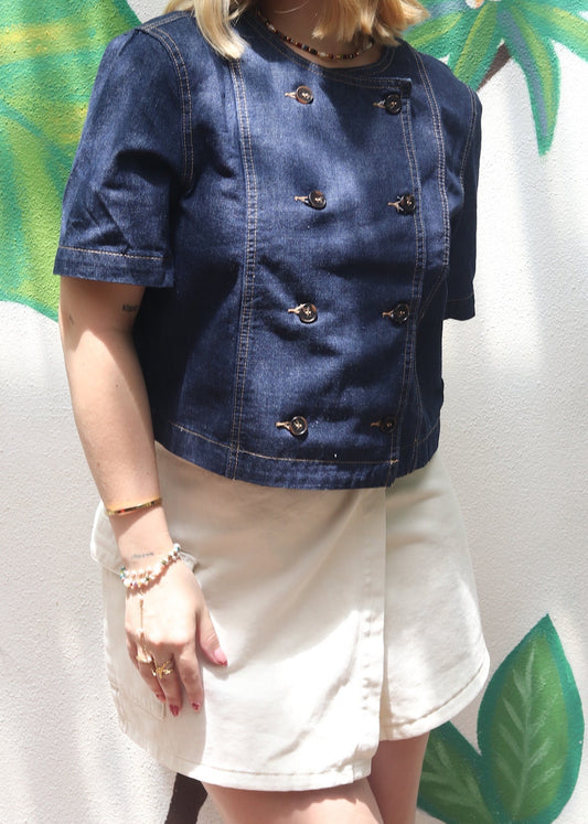 Miralinda Denim Top