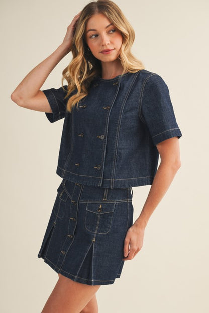 Miralinda Denim Top