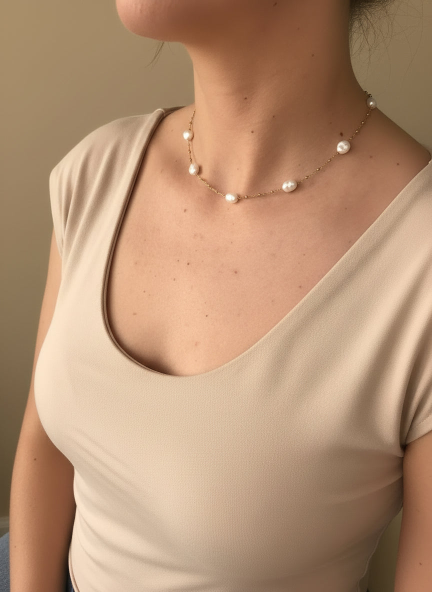 Perlita de Mar Single Necklace