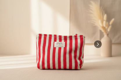 Stripes Cosmetic Pouch
