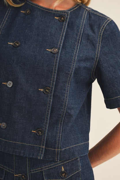 Miralinda Denim Top