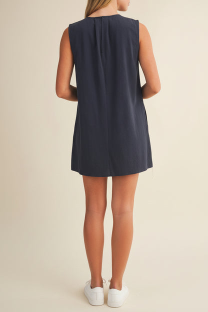 Navy Muse Romper